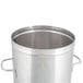 A silver stainless steel Bloomfield 5 gallon iced tea dispenser.