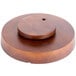 A Town carved wooden platter with 5 compartments.