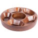 A Town wooden 5-compartment Pu Pu platter.
