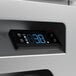 A Beverage-Air reach-in freezer with a digital display of a temperature.