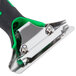 A green and black Unger ErgoTec squeegee handle.