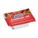 A package of Wach's strawberry jam portion cups.