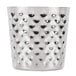 An American Metalcraft stainless steel cup with a hammered texture.