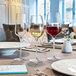 A group of Chef & Sommelier wine glasses on a table.