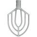 A silver Vollrath flat beater attachment.