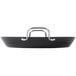 An American Metalcraft wrought iron paella pan with a handle.