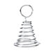 An American Metalcraft silver metal spiral menu / card holder.