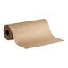 A large roll of natural kraft void fill packing paper.