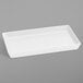 A white rectangular Delfin melamine tray.