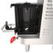 A Grindmaster PrecisionBrew automatic coffee brewer with a black lid.