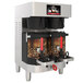 A Grindmaster PrecisionBrew automatic coffee machine with two air-heated shuttles on top.