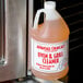 A 4-pack of Advantage Chemicals oven and grill cleaner bottles on a kitchen counter.