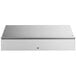 An Avantco stainless steel bun cabinet with a white top.