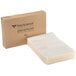 A stack of Breville Cook-In Heat Seal chamber vacuum bags next to a box of vacuum bags.