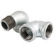 The T&S Safe-T-Link gas appliance connector with 2 metal pipe threads.