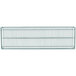 A green wire mesh Metroseal shelf.