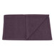a purple towel with a white background