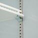 a metal bracket on a wall