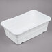 A Winholt white plastic lug box.