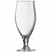 a clear empty wine glass