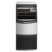 A Scotsman undercounter ice machine with a silver and black finish.