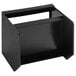 A black plastic Vollrath ModuServ tissue dispenser box with a black frame and a hole in the middle.