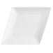 a white square plate