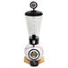 A baseball Beer Tubes Super Tube with a glass container and black base with a baseball logo.