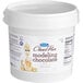 a white bucket with a label