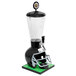 A black football helmet shaped Beer Tube.
