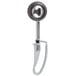 A Vollrath gray ice cream scoop with an extended handle.