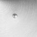 A Vollrath Arkadia metal pot cover on a metal surface with water droplets.