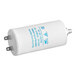 A cylindrical motor capacitor for AvaMix CFP food processors with metal terminals and printed specifications.
