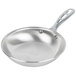 A close-up of a Vollrath Wear-Ever aluminum frying pan with a silver handle.