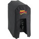 A black Cambro cover with a logo on it.
