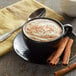 a close up of cinnamon sticks