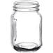 a clear glass jar with a lid