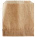 A brown paper bag with a white background.