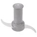 A Robot Coupe fine serrated "S" blade with a handle on a white background.
