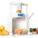 A Sunkist commercial sectionizer with a bowl of oranges.
