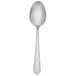 A Walco stainless steel dessert spoon with a Stars and Stripes pattern on the handle.