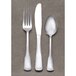 A Libbey Kendra stainless steel dinner fork.