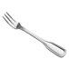 A Libbey Wellington stainless steel cocktail fork with a silver handle.