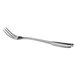 A Libbey stainless steel cocktail fork with a silver handle.