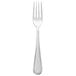 A Libbey stainless steel dinner fork with a silver handle.
