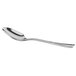 A Libbey stainless steel demitasse spoon with a handle.