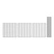 A wire mesh grid with metal rods.