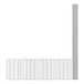 A line drawing of a Regency stainless steel wire shelving unit.