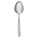 A Libbey stainless steel teaspoon with a white handle.