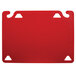 a red plastic cutting board